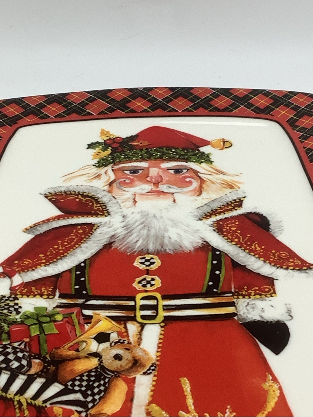 MacKenzie-Childs Santa Nutcracker Cookie/Serving Plate - Picture 7 of 10